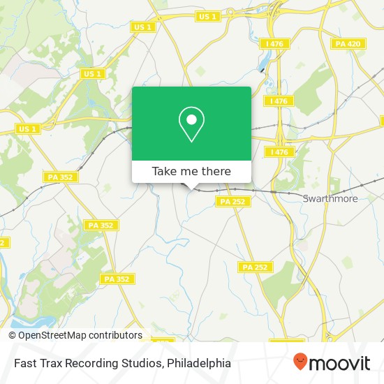 Mapa de Fast Trax Recording Studios