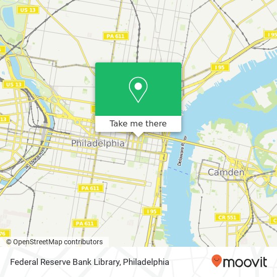 Federal Reserve Bank Library map