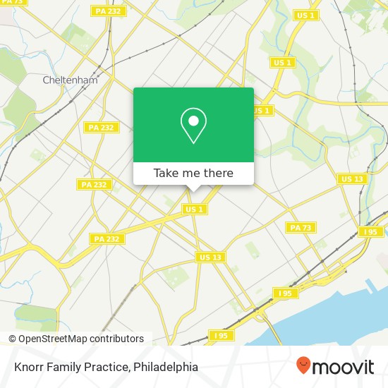 Mapa de Knorr Family Practice