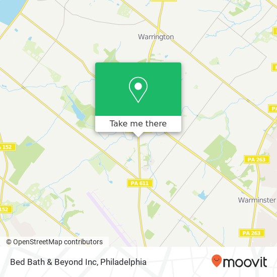 Mapa de Bed Bath & Beyond Inc