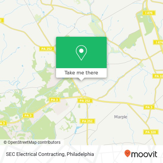 SEC Electrical Contracting map