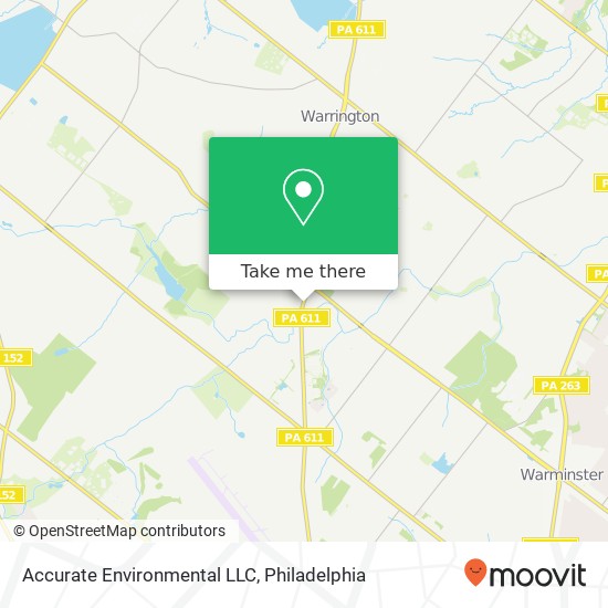 Mapa de Accurate Environmental LLC