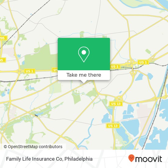 Mapa de Family Life Insurance Co