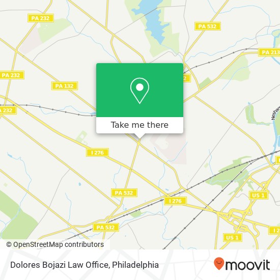 Mapa de Dolores Bojazi Law Office