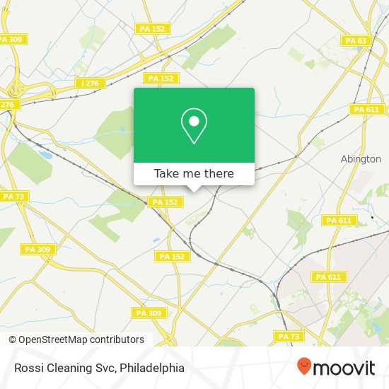 Rossi Cleaning Svc map