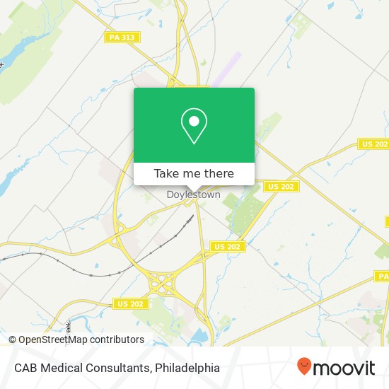 CAB Medical Consultants map
