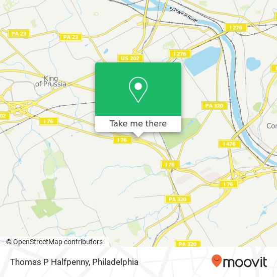 Mapa de Thomas P Halfpenny