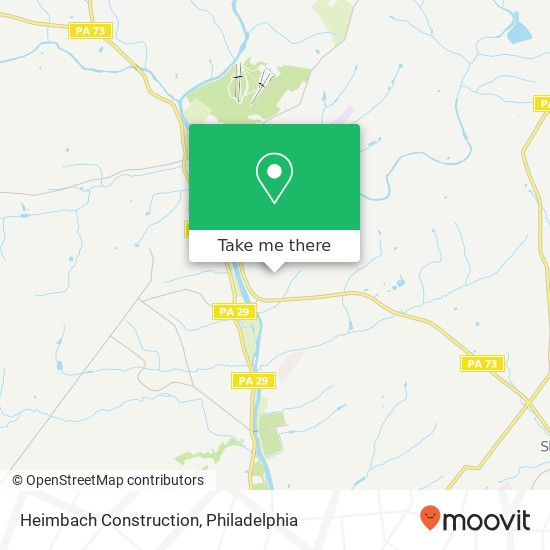 Mapa de Heimbach Construction