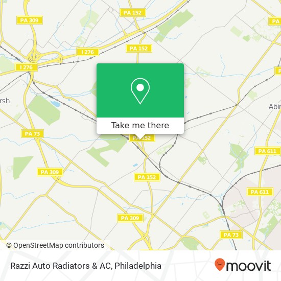 Razzi Auto Radiators & AC map