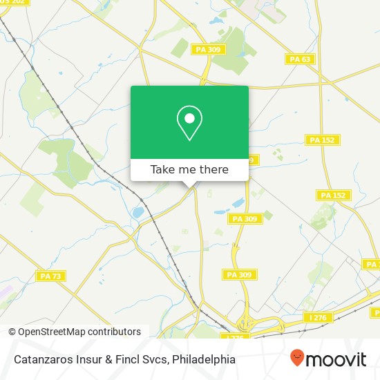 Catanzaros Insur & Fincl Svcs map