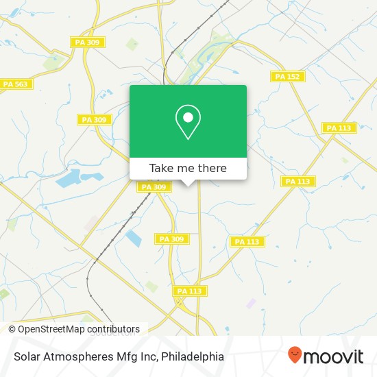 Mapa de Solar Atmospheres Mfg Inc