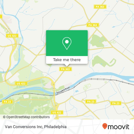 Mapa de Van Conversions Inc