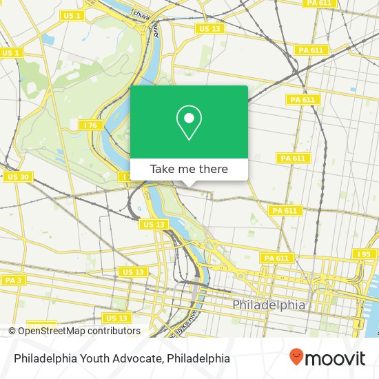 Philadelphia Youth Advocate map