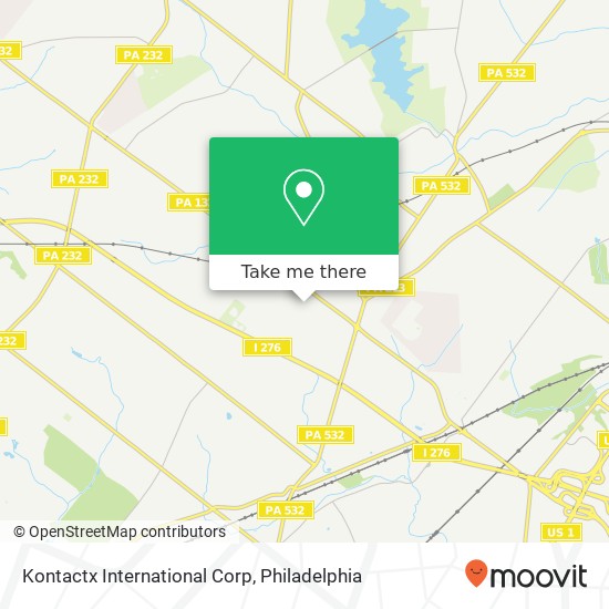Kontactx International Corp map