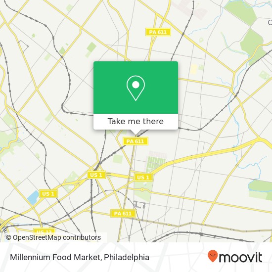 Mapa de Millennium Food Market