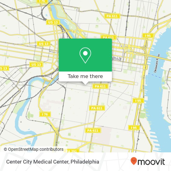 Center City Medical Center map
