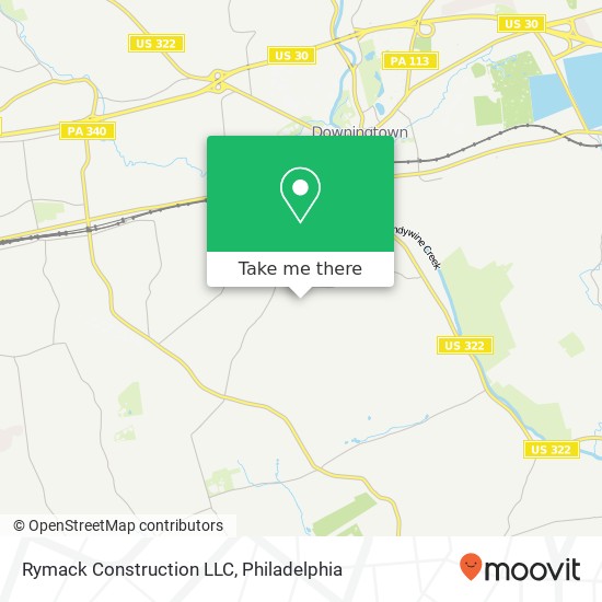 Rymack Construction LLC map