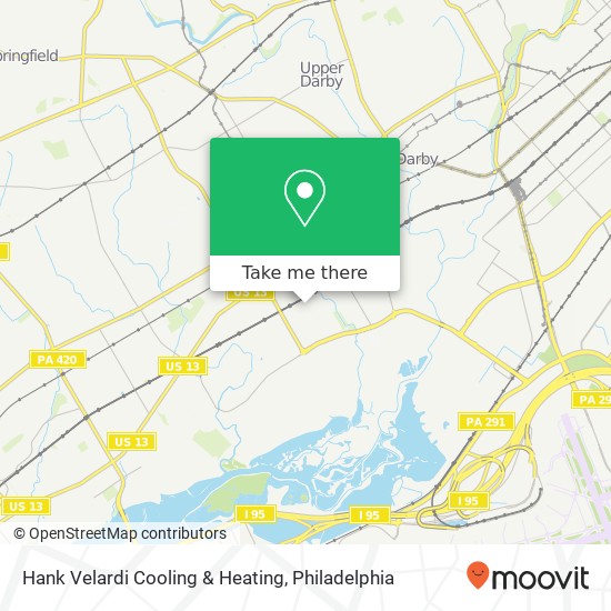 Hank Velardi Cooling & Heating map