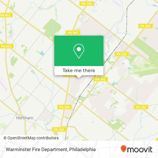 Mapa de Warminster Fire Department