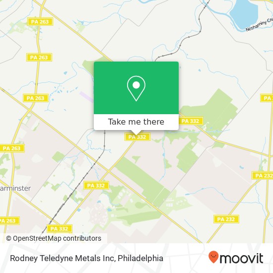 Mapa de Rodney Teledyne Metals Inc