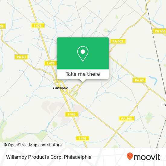 Willamoy Products Corp map