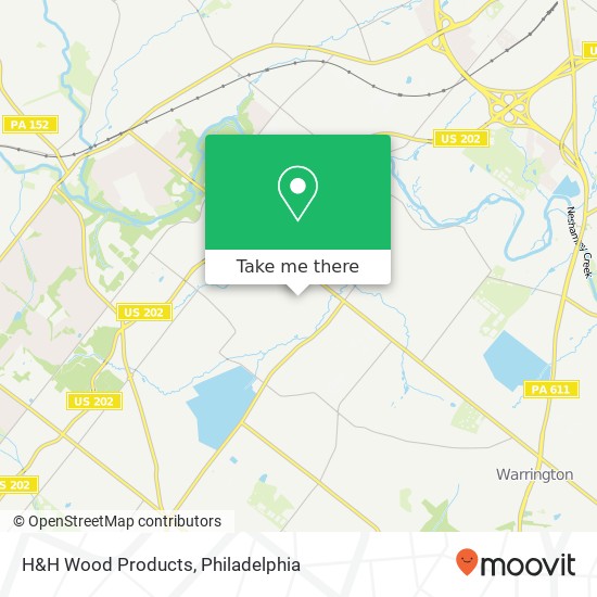 H&H Wood Products map