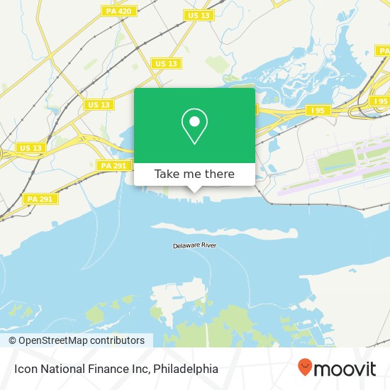 Icon National Finance Inc map