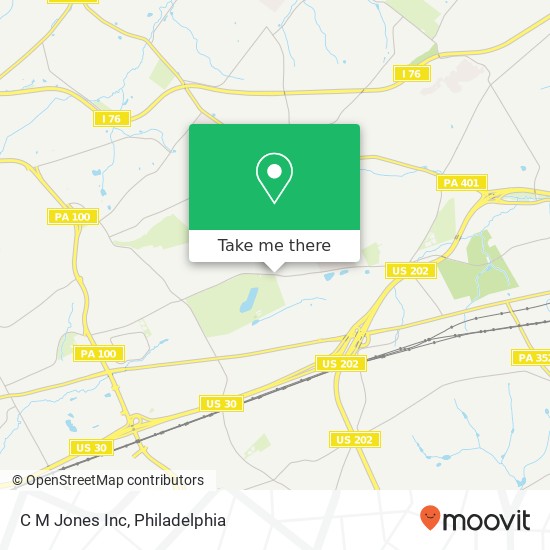 C M Jones Inc map