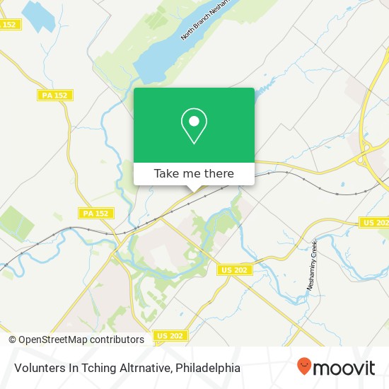 Volunters In Tching Altrnative map