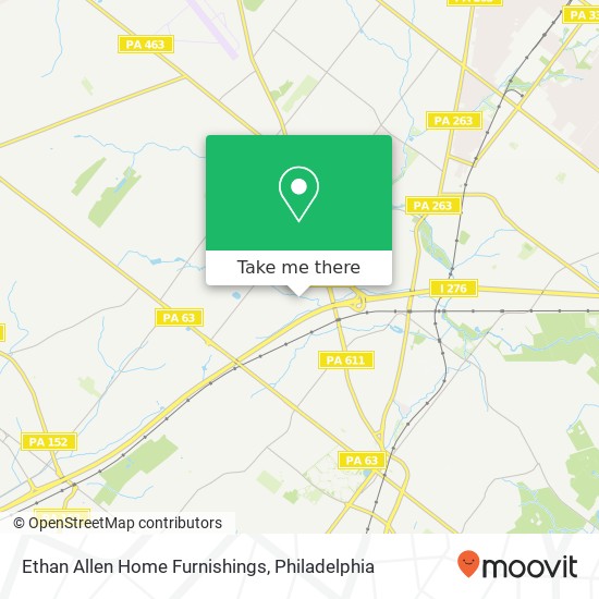 Ethan Allen Home Furnishings map