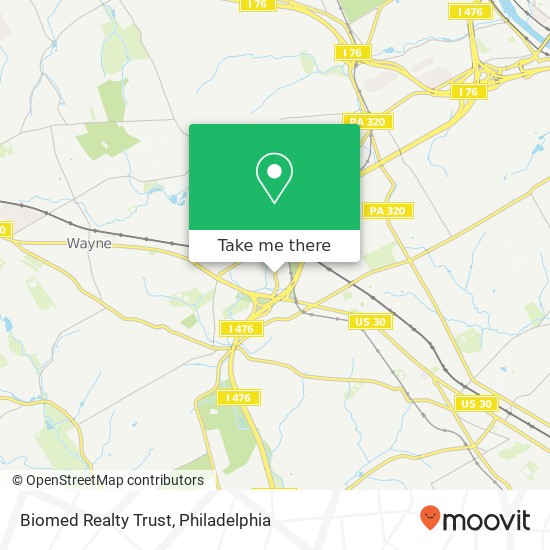 Biomed Realty Trust map