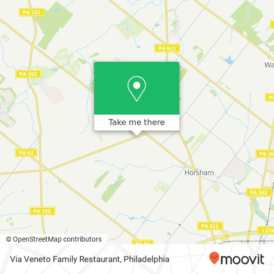 Via Veneto Family Restaurant map