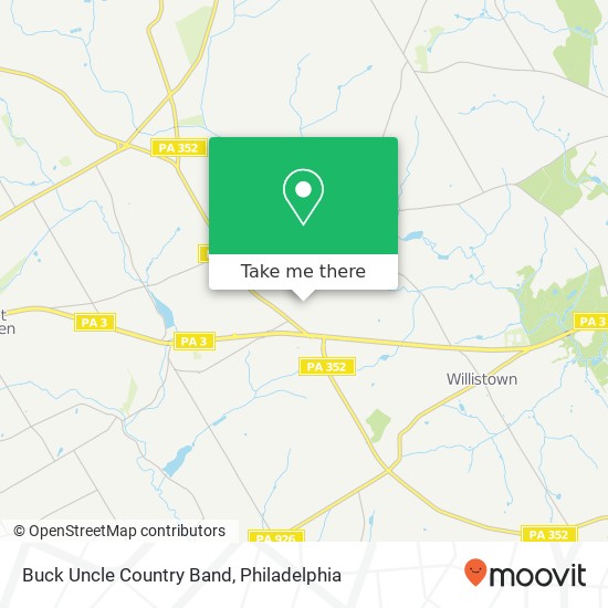 Mapa de Buck Uncle Country Band