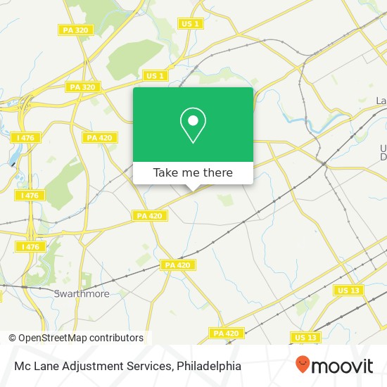 Mc Lane Adjustment Services map