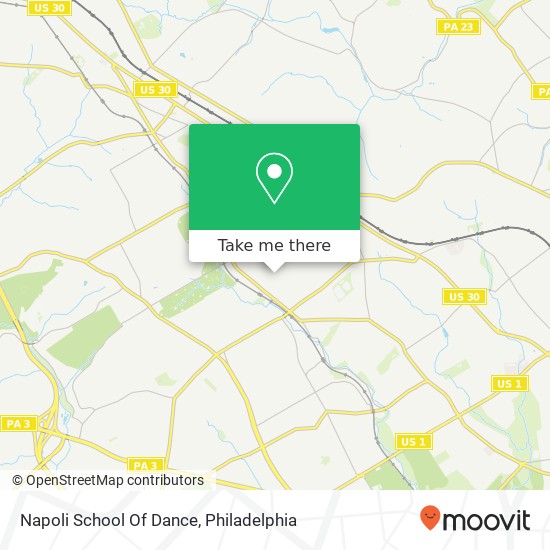 Mapa de Napoli School Of Dance