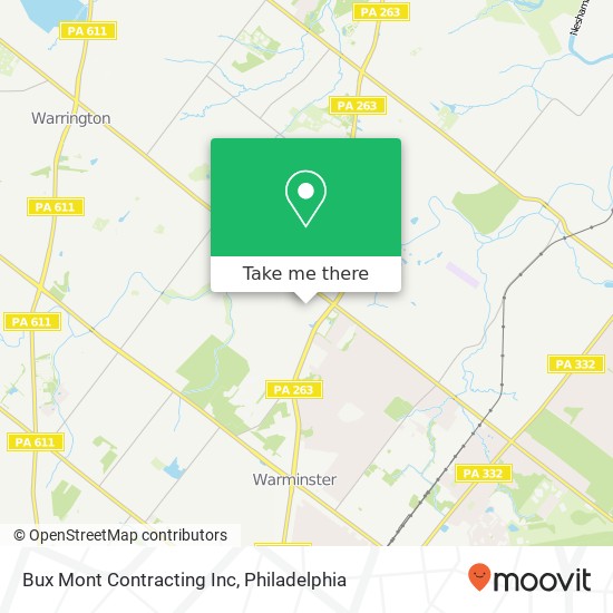 Bux Mont Contracting Inc map