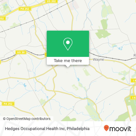 Mapa de Hedges Occupational Health Inc