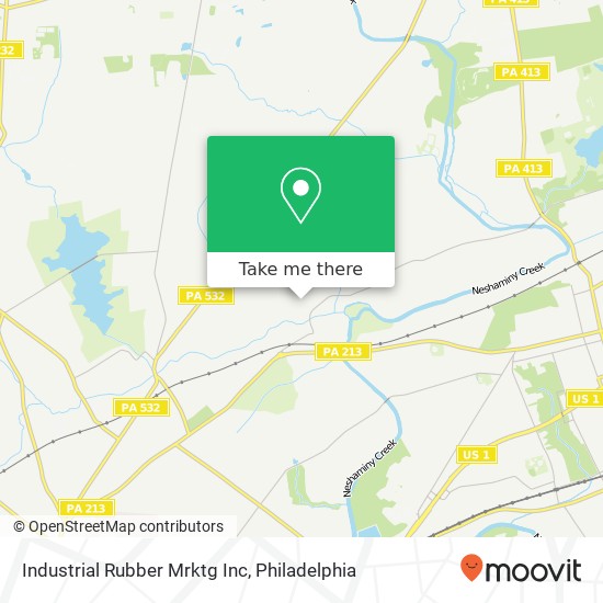 Industrial Rubber Mrktg Inc map