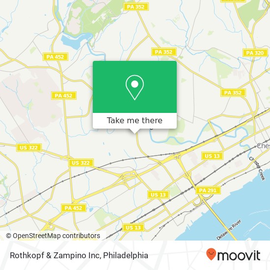Rothkopf & Zampino Inc map