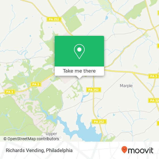 Richards Vending map
