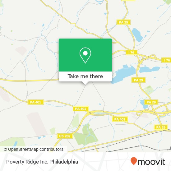 Poverty Ridge Inc map