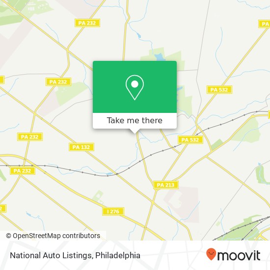 National Auto Listings map