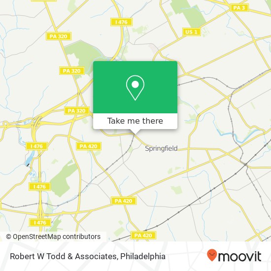 Robert W Todd & Associates map