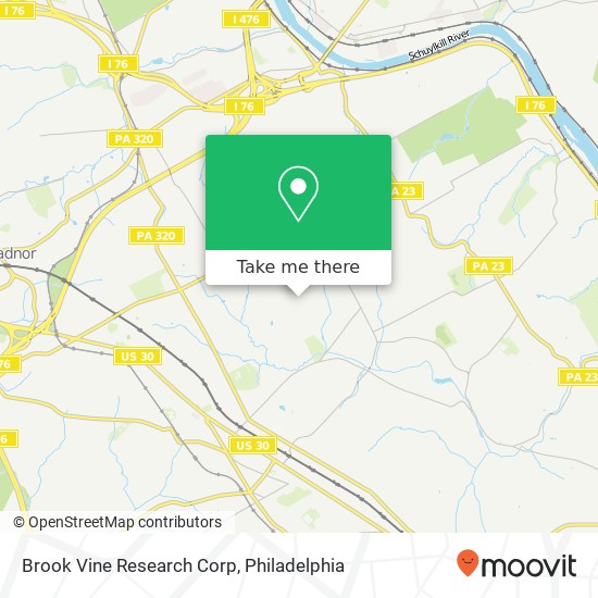 Mapa de Brook Vine Research Corp