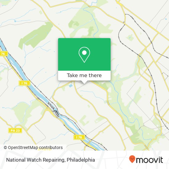 National Watch Repairing map