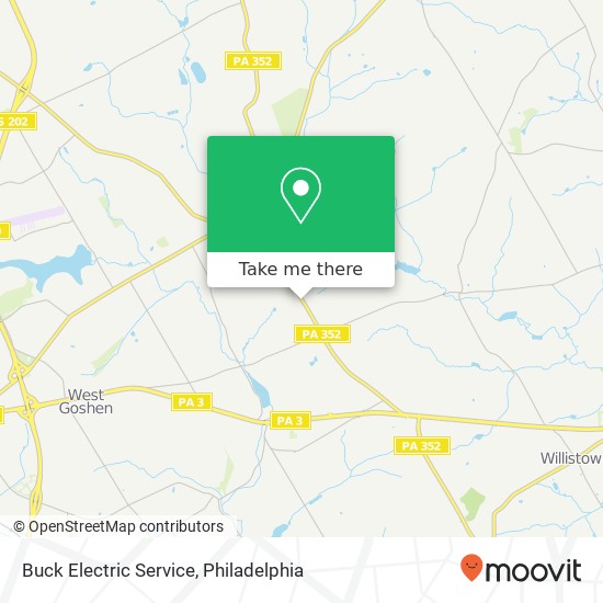 Buck Electric Service map