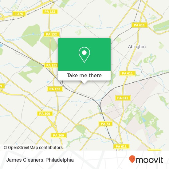 James Cleaners map