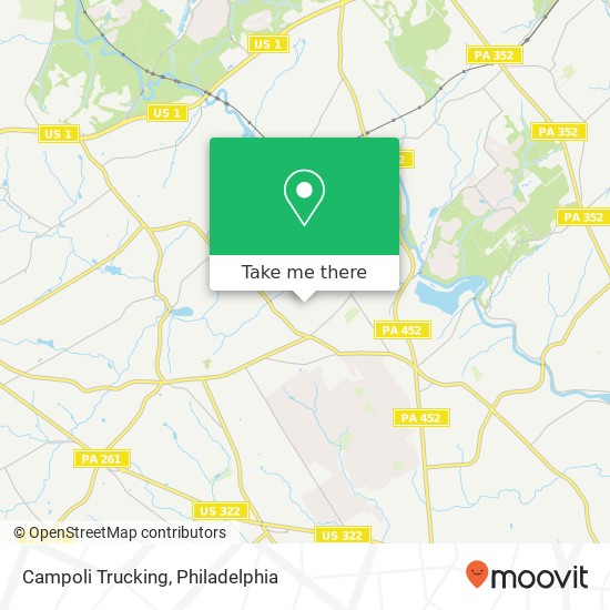 Mapa de Campoli Trucking