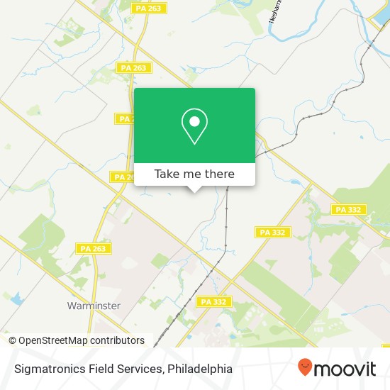 Sigmatronics Field Services map