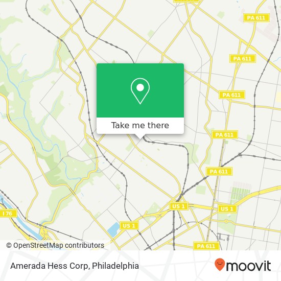 Amerada Hess Corp map